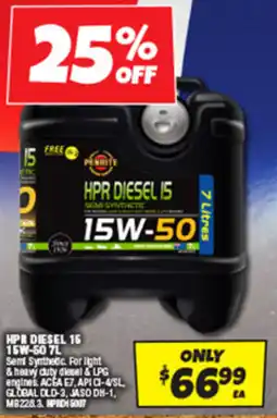 Autobarn HPR DIESEL 15 15W-50 offer