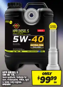 Autobarn HPR DIESEL 6 5W-40 10L offer