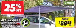 Autobarn 2m x 2.5m awning offer