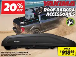 Autobarn Easy trip 470 litre textured black offer