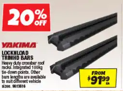 Autobarn Yakima locknload trimhd bars offer
