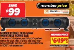Autobarn Soundextreme se26 500w mountable sound bar offer