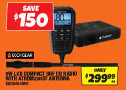 Autobarn 5w lcd compact uhf cb radio with atrom offer