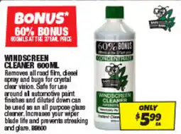 Autobarn Windscreen cleaner offer