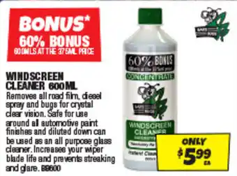 Autobarn Windscreen cleaner offer