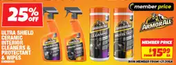 Autobarn Ultra shield ceramic interior cleaners & protectant & wipes offer