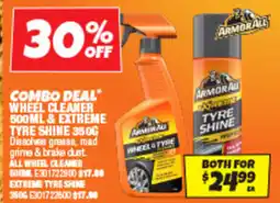 Autobarn Wheel cleaner & extreme tyre shine offer