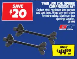 Autobarn Twin jaw coil spring compressor set offer