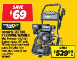 Autobarn 3000psi petrol pressure washer offer