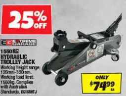 Autobarn 1550 kg hydraulic trolley jack offer