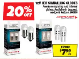 Autobarn 12v led signalling globes offer
