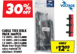 Autobarn Cable ties bulk pack offer