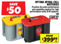 Autobarn Optima spiral cell batteries offer