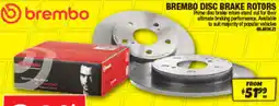 Autobarn Brembo disc brake rotors offer