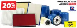 Autobarn Cooper oil & air filters offer