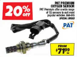 Autobarn Pat premium oxygen sensor offer