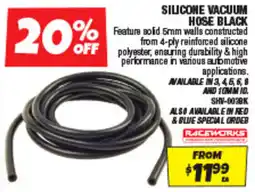 Autobarn Silicone vacuum hose black offer