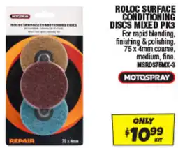 Autobarn Roloc surface conditioning discs mixed pk3 offer