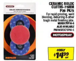 Autobarn Ceramic roloc cloths-75mm offer