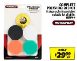 Autobarn Complete polishing pad kit offer