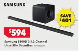 Harvey Norman Samsung 3.1.2-Channel Ultra Slim Soundbar offer