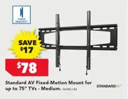 Harvey Norman Standard AV Fixed-Motion Mount for up to 75" TVs - Medium offer