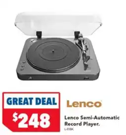 Harvey Norman Lenco Semi-Automatic Record Player offer
