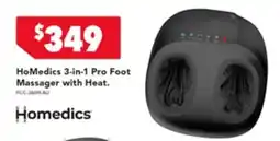 Harvey Norman HoMedics 3-in-1 Pro Foot Massager with Heat offer