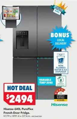 Harvey Norman Hisense PureFlex French-Door Fridge offer