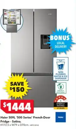 Harvey Norman Haier '500 Series' French-Door Fridge - Satina offer