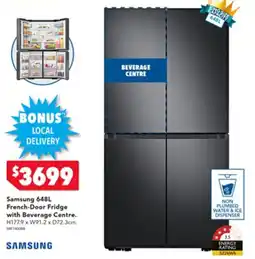 Harvey Norman Samsung French-Door Fridge with Beverage Centre offer