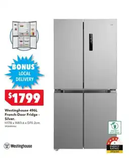 Harvey Norman Westinghouse French-Door Fridge- Silver offer