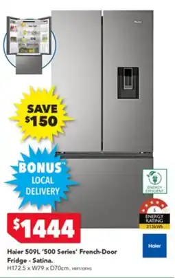 Harvey Norman Haier '500 Series' French-Door Fridge - Satina offer