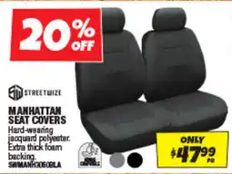 Autobarn Manhattan seat covers offer