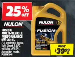 Autobarn Fusion multi-vehicle performance 5w-30 offer