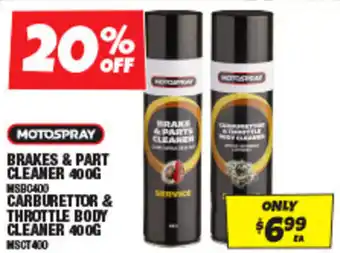 Autobarn Brakes & part cleaner offer