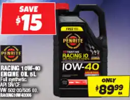 Autobarn Racing 10w-40 engine oil offer
