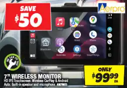 Autobarn 7" wireless monitor offer