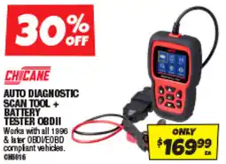 Autobarn Auto diagnostic scan tool + battery tester obdii offer