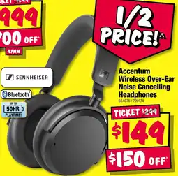JB Hi-Fi Accentum Wireless Over-Ear Noise Cancelling Headphones offer