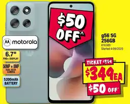 JB Hi-Fi g56 5g 256 gb offer