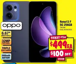 JB Hi-Fi Reno13 F 5G 256GB offer