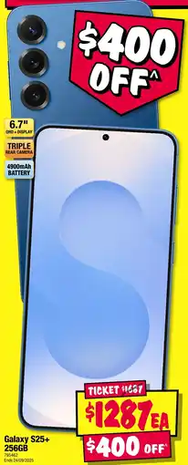 JB Hi-Fi Galaxy S25+ 256GB offer