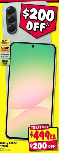 JB Hi-Fi Galaxy A56 5G offer