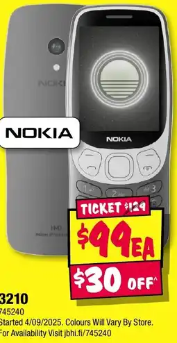 JB Hi-Fi NOKIA 3210 offer