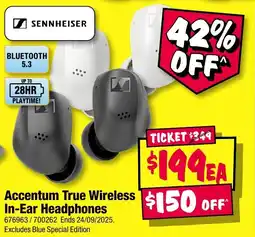 JB Hi-Fi Accentum True Wireless In-Ear Headphones offer