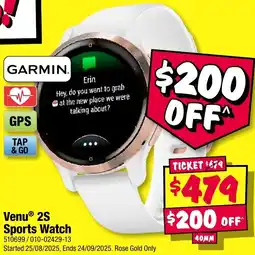 JB Hi-Fi Venu 2S Sports Watch offer