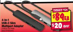 JB Hi-Fi 4-In-1 USB-C Slim Multiport Adapter offer