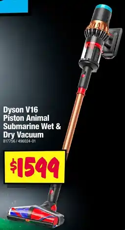 JB Hi-Fi Dyson V16 Piston Animal Submarine Wet & Dry Vacuum offer