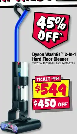 JB Hi-Fi Dyson WashG1 2-In-1 Hard Floor Cleaner offer